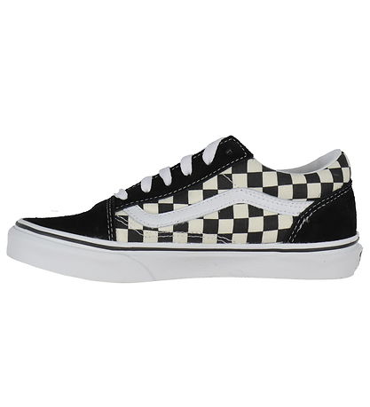 Vans Sko - Old Skool - Primary Check - Sort/Hvid