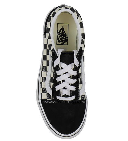 Vans Sko - Old Skool - Primary Check - Sort/Hvid