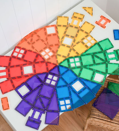 Connetix Magnetsæt - 102 Dele - Rainbow Creative Pack