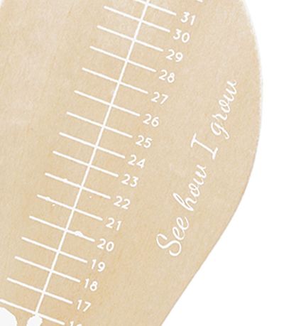 BAMBAM Fodmåler - 22 cm - Se Hvordan Jeg Vokser