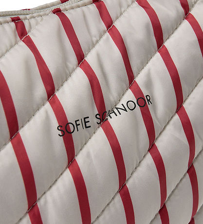 Sofie Schnoor Skuldertaske - Off White/Berry Striped