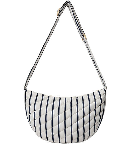 Sofie Schnoor Skuldertaske - Off White/Navy Striped