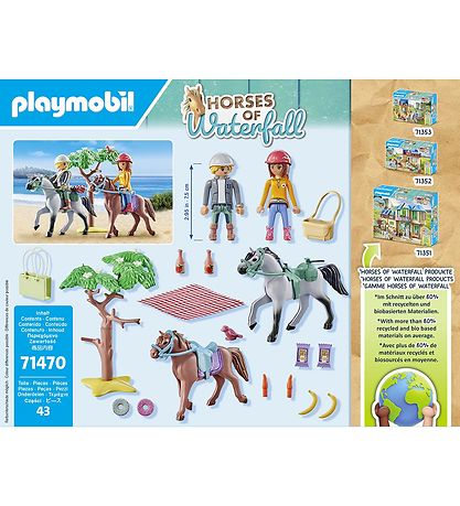 Playmobil Horses Of Waterfall - Ridetur til Stranden med Amelia