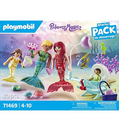 Playmobil Princess Magic - Krlig havfruefamilie - 30 Dele - 714