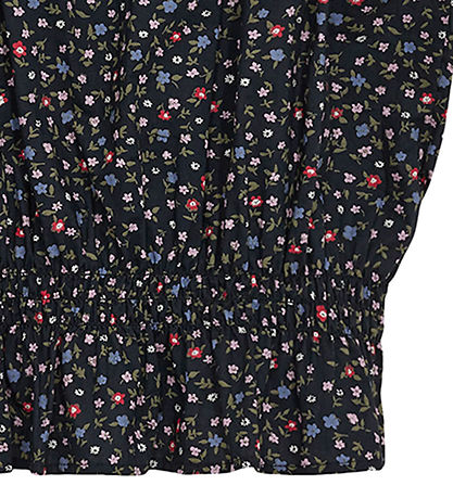 Designers Remix Top - Serena Flare - Navy/Mini Flower