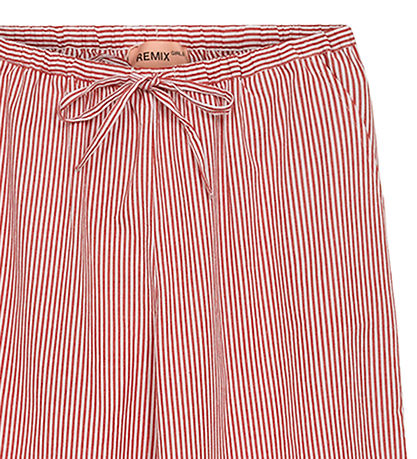 Designers Remix Bukser - Harriet - Red/White Stripes