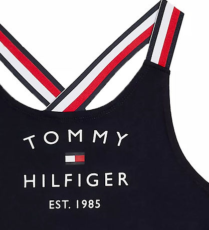 Tommy Hilfiger Kjole - Desert Sky m. Logostriber