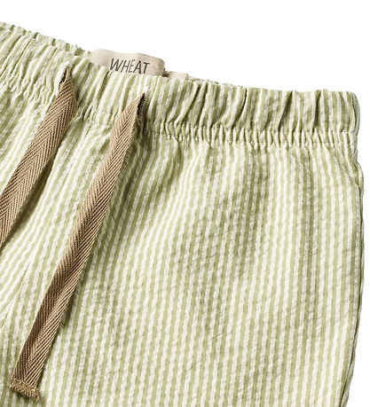 Wheat Shorts - Milton - Green Stripe