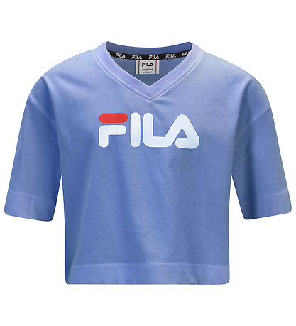 Fila T-shirt - Cropped - Lambsborn - Ultramarine