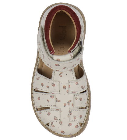 Pom Pom Sandaler - Classic Velcro - Ladybird