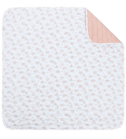 Müsli Tæppe - Quiltet - 90x90 - Sense - Balsam Cream/Balsam Rose