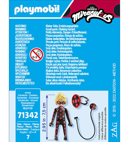 Playmobil Miraculous - Antibug - 71342 - 7 Dele