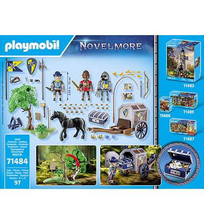 Playmobil Novelmore - Transportrveri - 71484 - 97 Dele