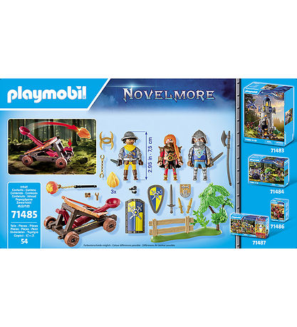 Playmobil Novelmore - Bagholdsangreb I Vejsiden - 71485 - 54 Del