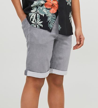 Jack & Jones Shorts - JjiRick - Grey Denim