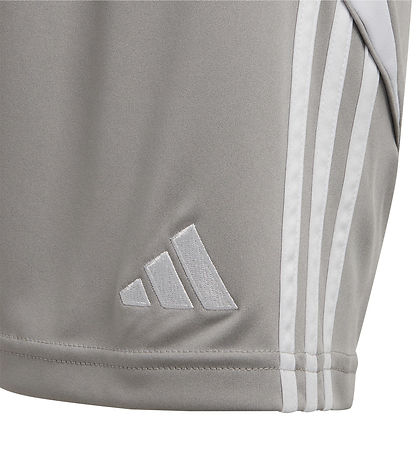 adidas Performance Shorts - Tiro24 SHO Y - Gr/Hvid