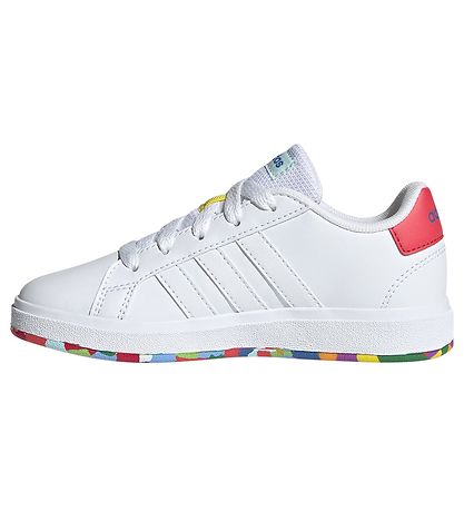 adidas Performance Sko - GRAND COURT 2.0 K - Hvid/Rd