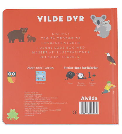 Alvilda Bog - Kig Ind - Vilde Dyr - Dansk