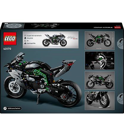 LEGO Technic - Kawasaki Ninja H2R-Motorcykel 42170 - 643 Dele