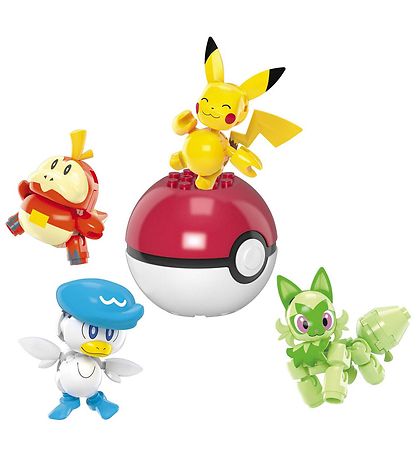 MEGA Pokmonfigur - 79 Dele - Paldea Region Team - 4 Figurer