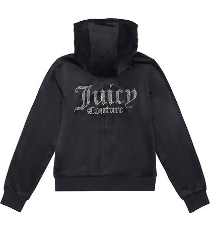 Juicy Couture Cardigan - Velour - Diamante - Jet Black