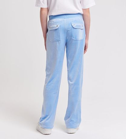 Juicy Couture Velourbukser - Tonal - Della Robbia Blue