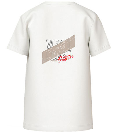 Name It T-shirt - NkmVelix - Bright White/West Coast