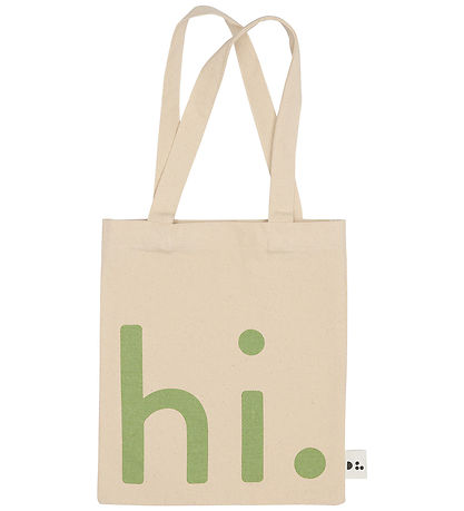 Design Letters Shopper - Lille - Hi - Natur/Grn