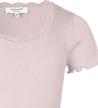 Rosemunde T-Shirt - Silke/Bomuld - Soft Rose