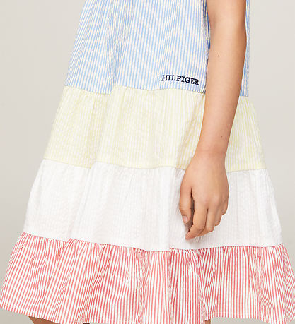 Tommy Hilfiger Kjole - Seersucker Mixed Stripe - Multi Stripe