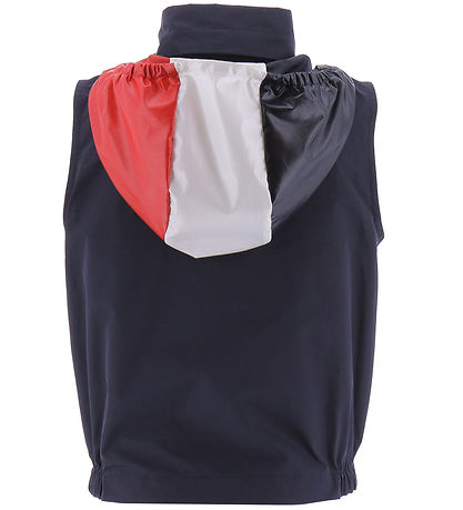 Moncler Vest - Zene - Mrkebl m. Rd/Hvid