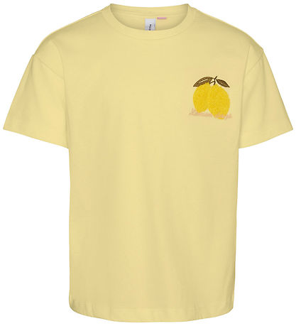 Vero Moda Girl T-shirt - VmLemon Kelly - Mellow Yellow/Lemon Ces