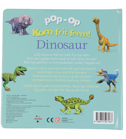 Alvilda Bog - Pop-Op - Kom Frit Frem - Dinosaur - Dansk