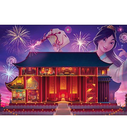 Ravensburger Puslespil - 1000 Brikker - Disney Castles Mulan