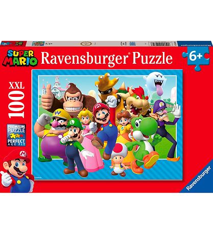 Ravensburger Puslespil - 100 Brikker - Super Mario