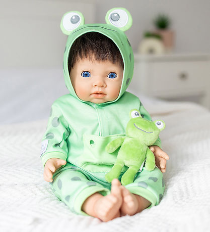 Tiny Treasures Dukketøj - Froggy All-In-One