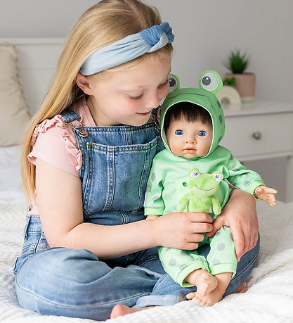 Tiny Treasures Dukketøj - Froggy All-In-One