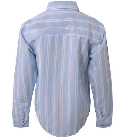 Hound Skjorte - Striped - Light Blue/White