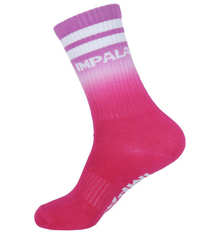 Impala Strmper - Stripe Sock - 3-pak - Bl/Gul/Pink