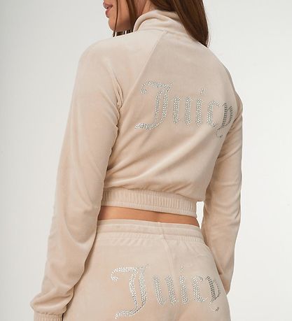 Juicy Couture Cardigan - Tasha - Velour - Brazilian Sand