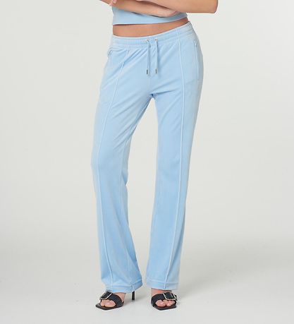 Juicy Couture Velourbukser - Tina - Powder Blue