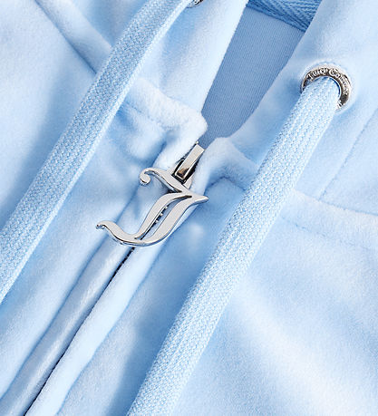 Juicy Couture Cardigan - Madison - Velour - Powder Blue