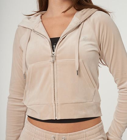 Juicy Couture Cardigan - Madison - Velour - Brazilian Sand