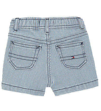 Tommy Hilfiger Shorts - Baby Striped - Denimstripe