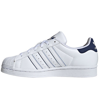 adidas Originals Sko - Superstar J - Hvid/Bl