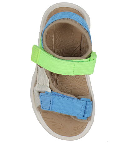 Bisgaard Sandaler - Nico - Bright Blue/Green