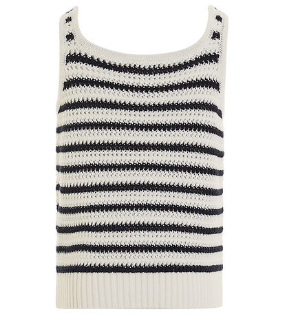 Tommy Hilfiger Top - Strik - Stripe Crochet - Calico/Desert Sky