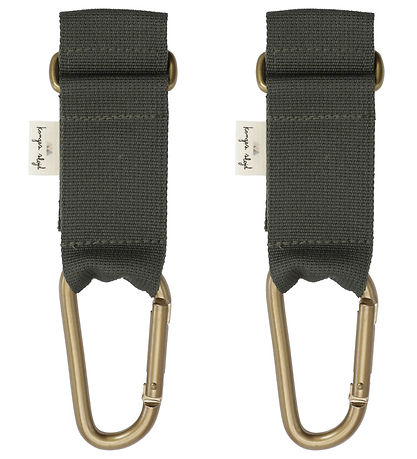Konges Sløjd Klapvognsstropper - 2-pak - Moss Grey
