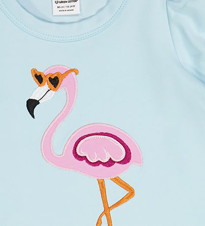 Freds World T-shirt - Flamingo - Aqua