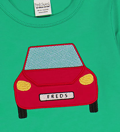 Freds World Bluse - Hello Car - Grass